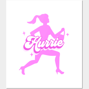 Hurrie Running Barbie Posters and Art